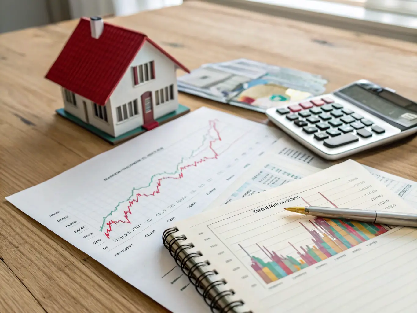 A diverse portfolio of assets, including stocks, bonds, and real estate, displayed in a visually appealing manner. The image conveys the concept of diversification and asset management.